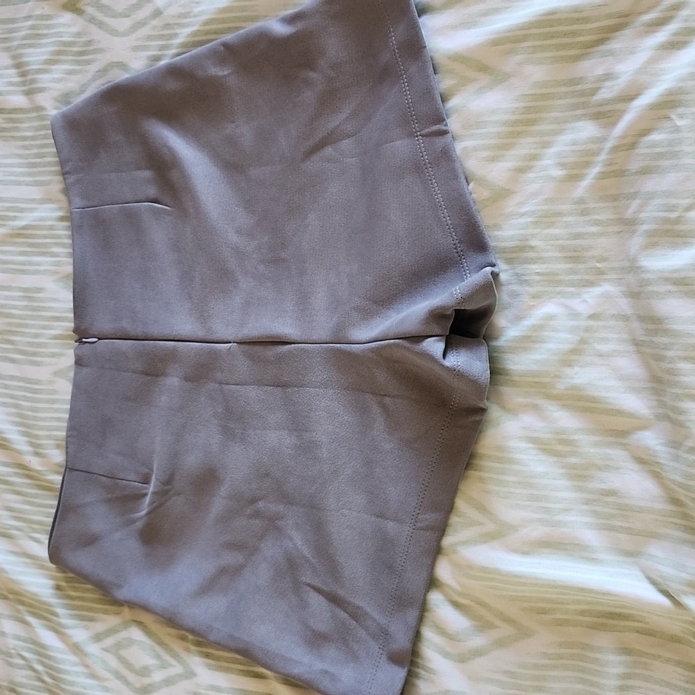 Iris Gray Wrap Skort - image 4
